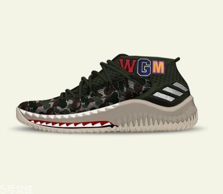 bape与adidas dame 4联名有哪几款_多少钱？