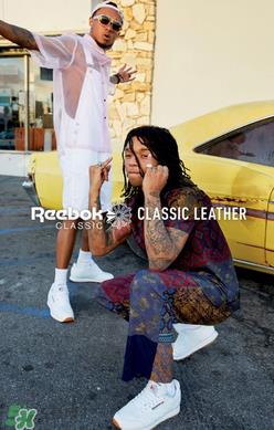 reebok黑色披头士联名classic leather运动鞋怎么样_好看吗？