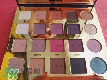 tarte pro眼影盘妆容试色  tarte pro眼影盘妆容教程